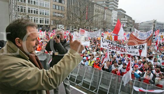 Streik im öffentlichen Dienst, Frank Bsirske