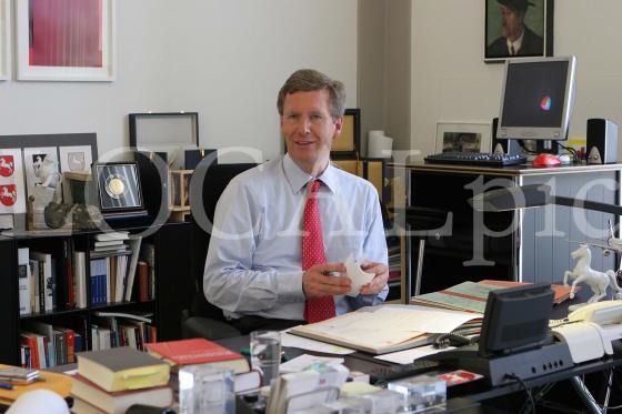 Christian Wulff in seinem Büro 2